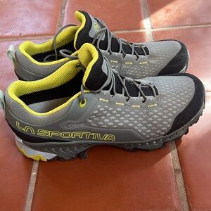 La Sportiva Men's Gray and Black Hiking Shoes